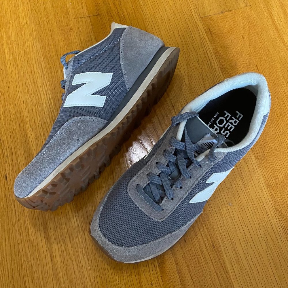 New Balance 501 Gray Classic Running Shoes Men's Size 8 Wide (2E) ML501CVA